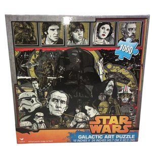 Star Wars Jigsaw Puzzle Galactic Art 18" x 24" Cardinal 1000 Pieces Disney New